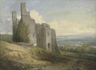Joseph Mallord William Turner, R.A. - Harewood Castle From The South East