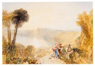Joseph Mallord William Turner, R.A. - Lake Albano, Italy