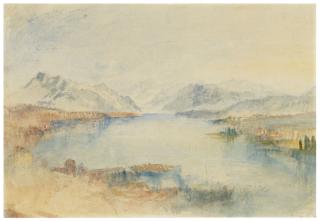 Joseph Mallord William Turner, R.A. - Lake Lucerne, with the Rigi
