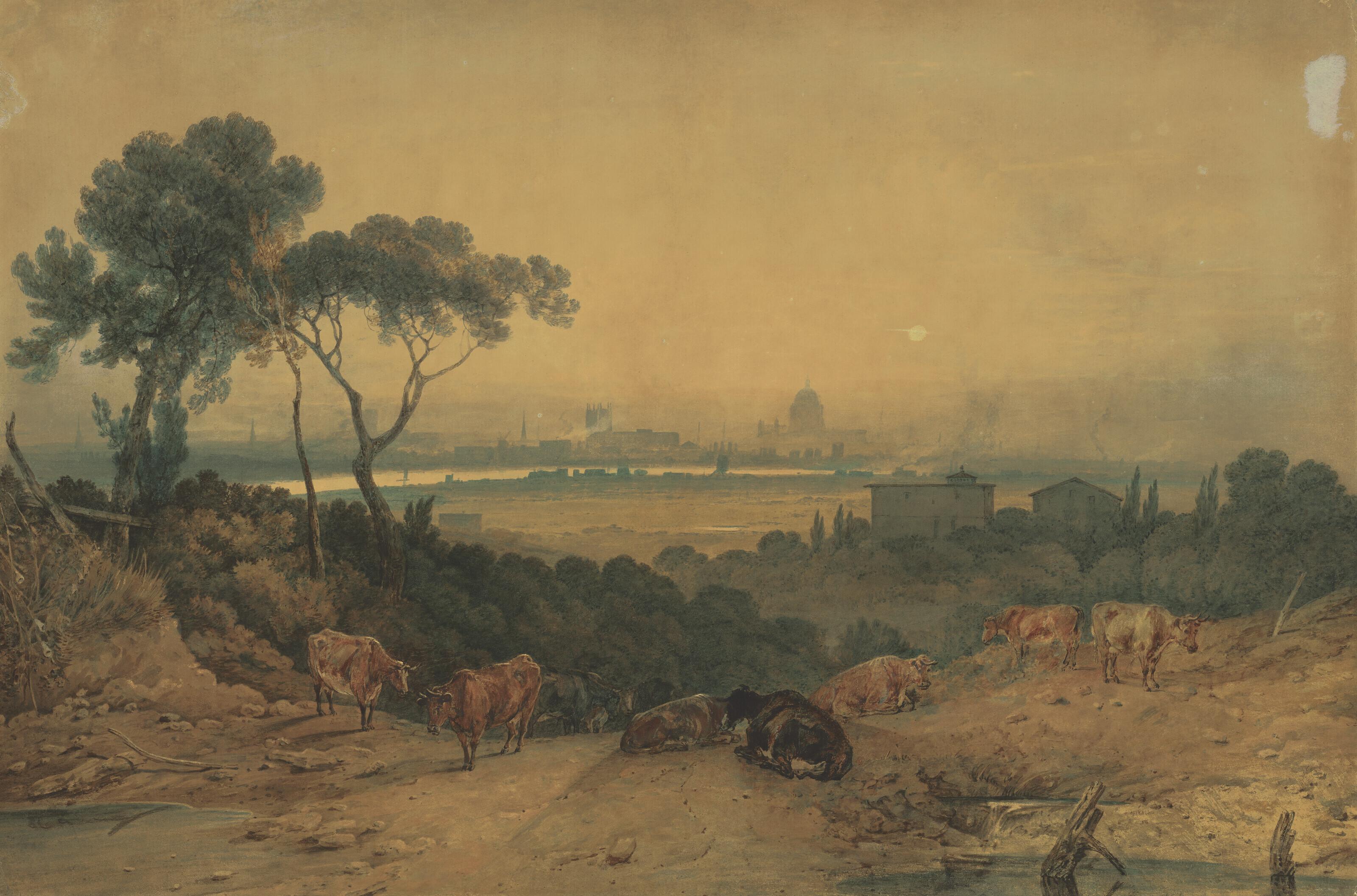 Joseph Mallord William Turner, R.A. - London: Autumnal Morning