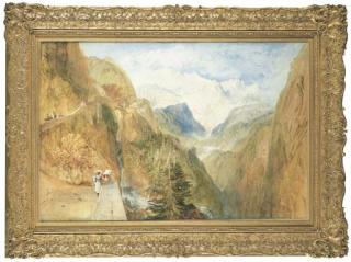 Joseph Mallord William Turner, R.A. - Mont Blanc from Fort Roch, Val d\'Aosta