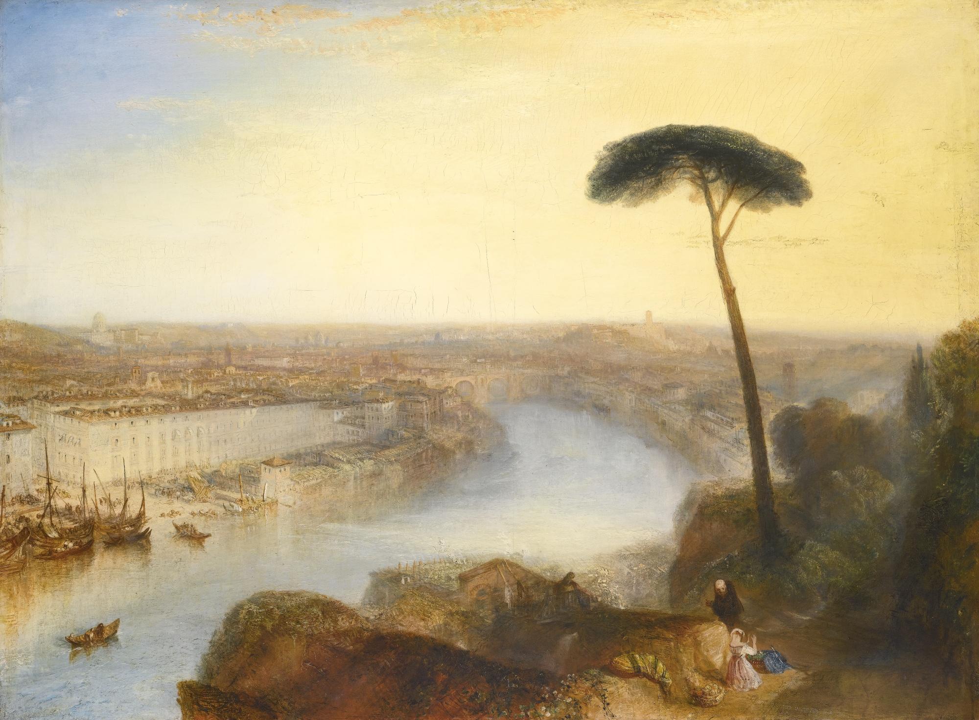 Joseph Mallord William Turner, R.A. - Rome, From Mount Aventine
