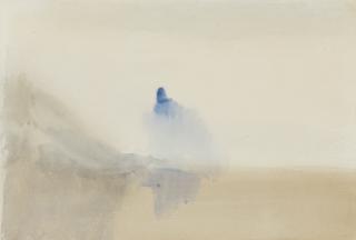 Joseph Mallord William Turner, R.A. - Study Of A Castle By A Lake - Recto  Study Of A Castle And Buildings On A River - Verso 