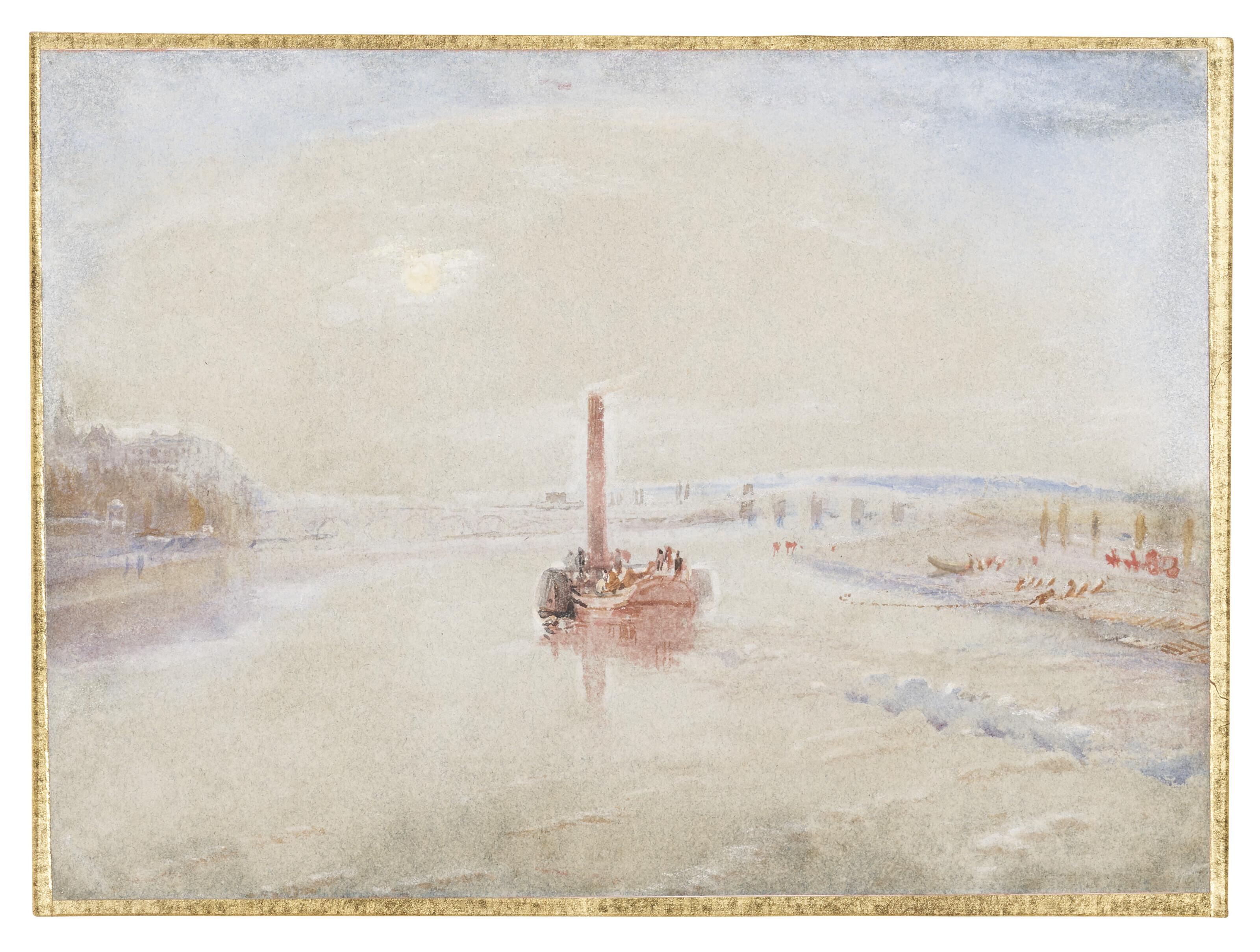 Joseph Mallord William Turner, R.A. - The Confluence Of The Seine And The Marne At Charenton, France