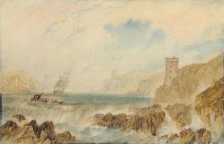 Joseph Mallord William Turner, R.A. - The Entrance To Fowey Harbour, Cornwall