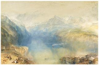 Joseph Mallord William Turner, R.A. - The Lake Of Lucerne From Brunnen