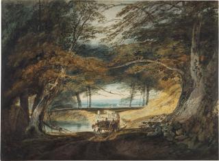 Joseph Mallord William Turner, R.A. - The pack waggon, going through Bagley wood, looking towards Abingdon, Oxfordshire