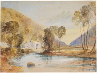 Joseph Mallord William Turner, R.A. - The River Washburn, near Lindley Bridge, Yorkshire