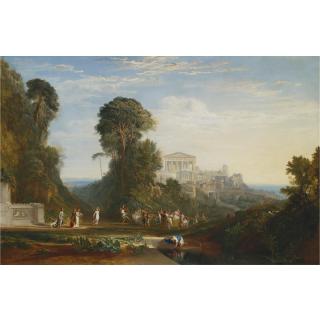 Joseph Mallord William Turner R.A. - The Temple Of Jupiter Panellenius Restored