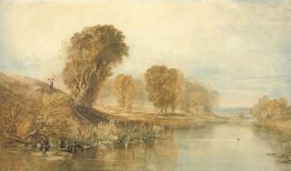 Joseph Mallord William Turner, R.A. - View on the River Brent, North London