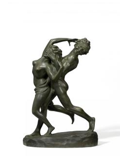 Joseph Maria Thomas Lambeaux - Faun und Nymphe