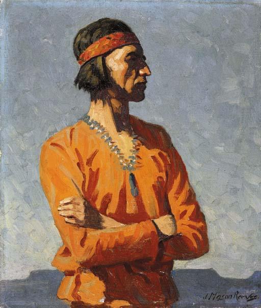 Joseph Mason Reeves Jr. - Portrait of a Navajo