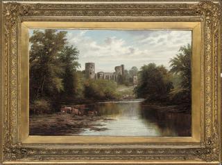 Joseph Mellor - Barnard Castle, on the river Tees, Durham
