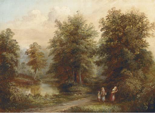 Joseph Mellor - Girls picking berries