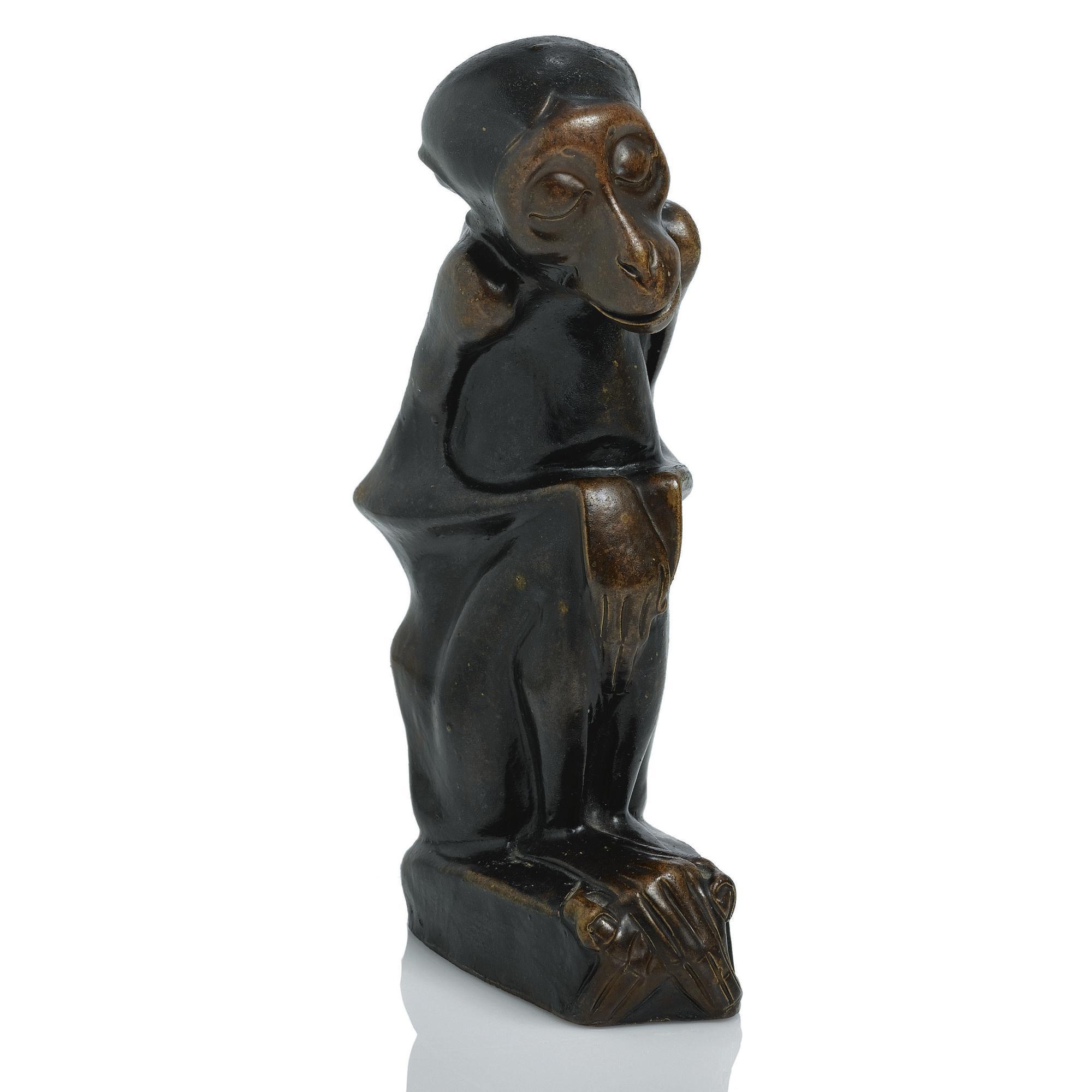 Joseph Mendes Da Costa - Dutch Ziek Aapje Met Gesloten Ogen