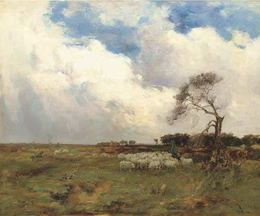 Joseph Milne - A shepherd tending his flock