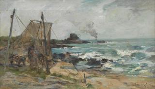 Joseph Milne - Mending the nets