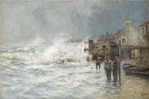 Joseph Milne - Stormy day on the Fife Coast