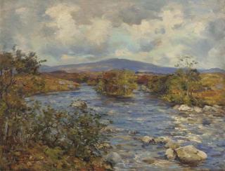 Joseph Morris Henderson, R.S.A. - A Highland river