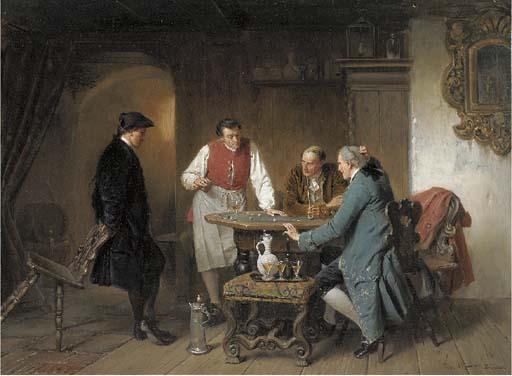 Joseph Munsch - The gamblers