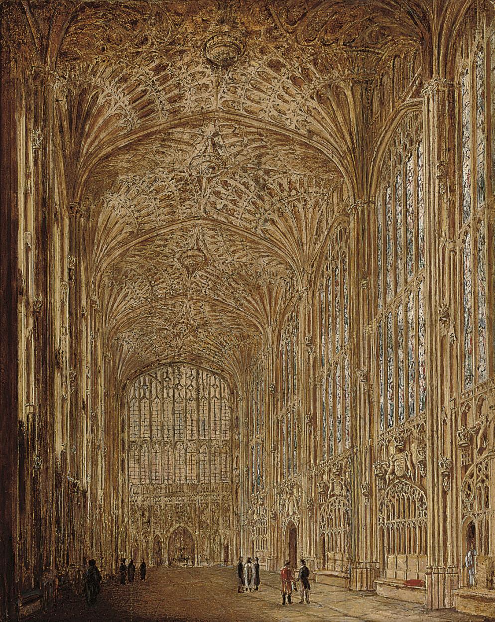 Joseph Murray Ince - Kings College Chapel, Cambridge