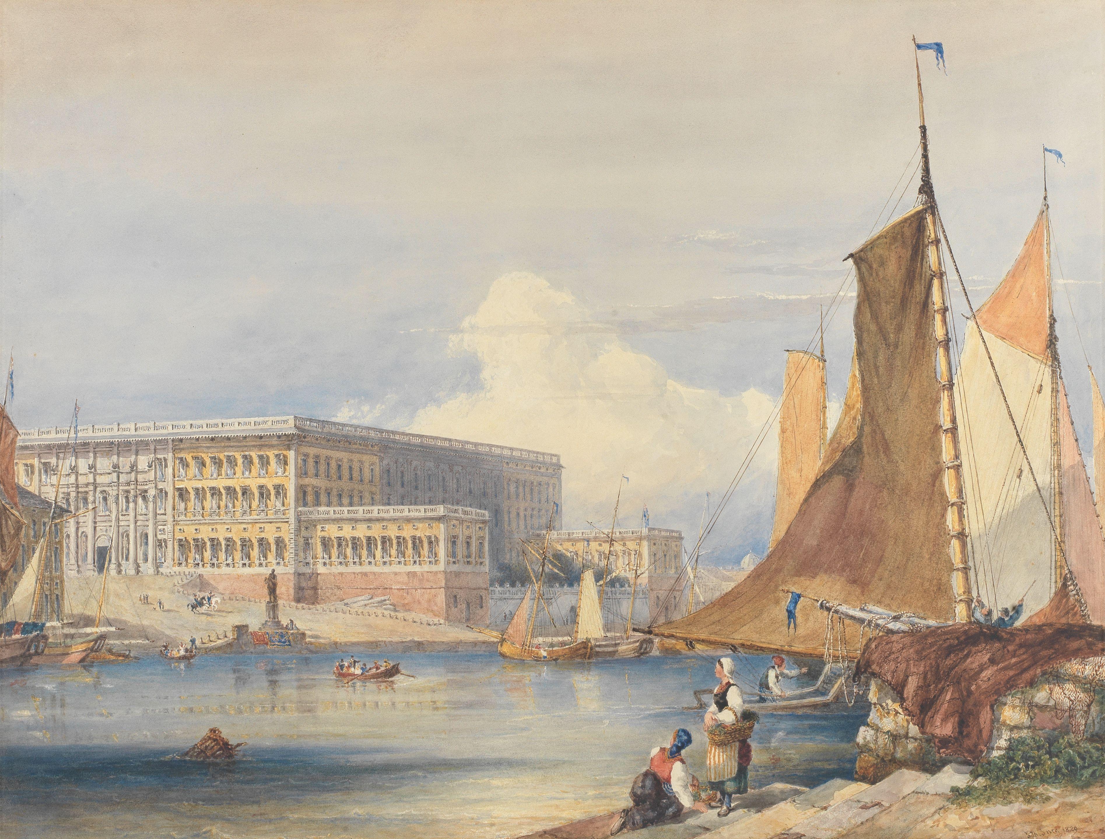 Joseph Murray Ince - The Royal Palace, Stockholm