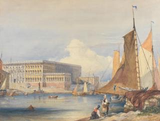 Joseph Murray Ince - The Royal Palace, Stockholm