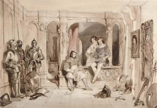 Joseph Nash, O.W.S. - Knole House, Kent Armoury