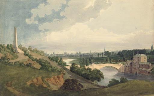 Joseph Nash - View of Dublin Across The Liffey