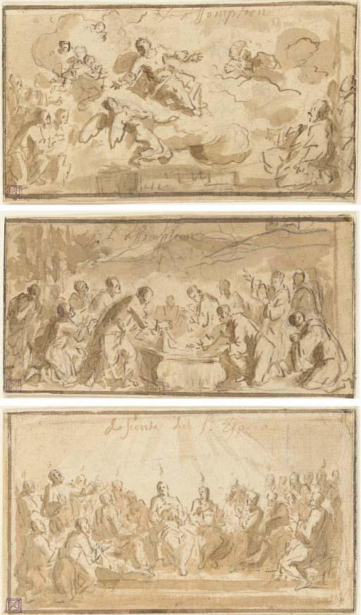 Joseph Parrocel - La Pentecôte; L\'Assomption de la Vierge; Et L\'Assomption