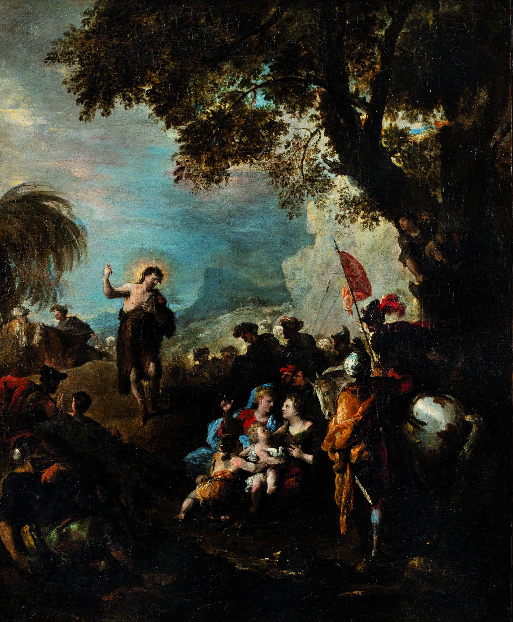 Joseph Parrocel - The Sermon Of St John The Baptist, A Sketch For The May Of Notre-Dame