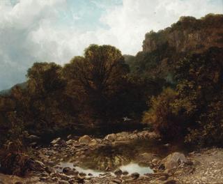 Joseph Paul Pettitt - On the river Llugwy, Betws-y-Coed, North Wales