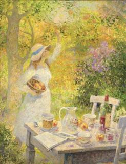 Joseph Pauwels - Gathering apples