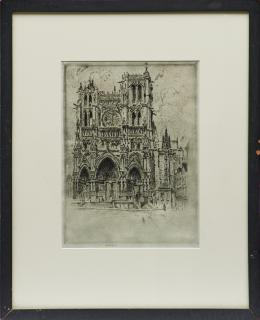 Joseph Pennell - Facade of Notre Dame