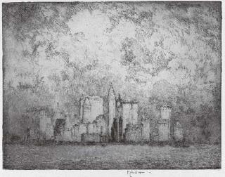 Joseph Pennell - New York from Brooklyn; and The City in 1915 (Wuerth 671; and 679)