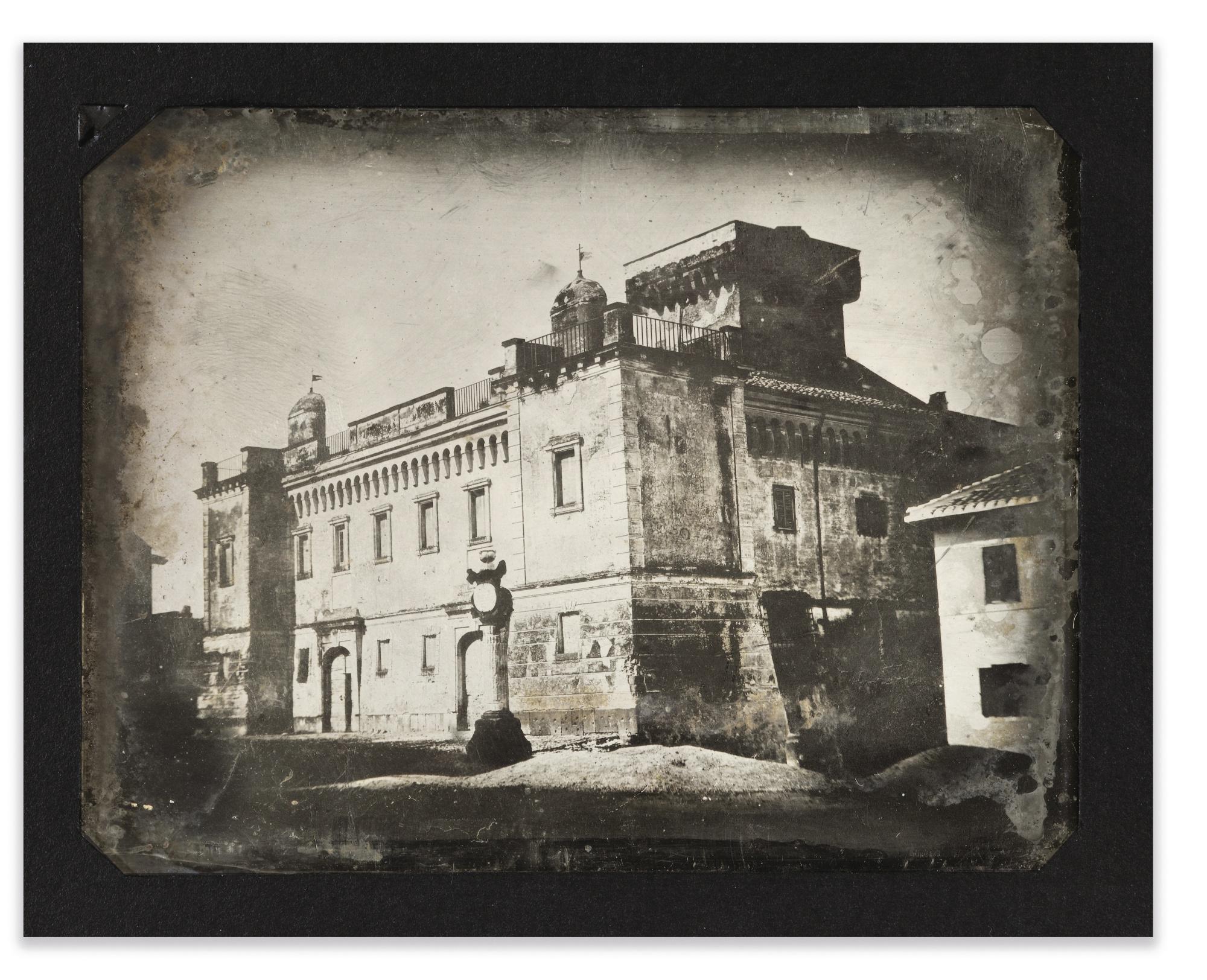 Joseph Philibert Girault De Prangey - 79. Frascati, Palais De L’Evêque, 1842