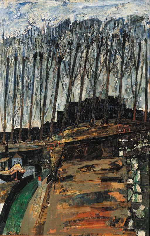 Joseph Pressmane - Bords de la Seine à Saint Denis