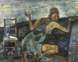 Joseph Pressmane - Femme À la Toilette