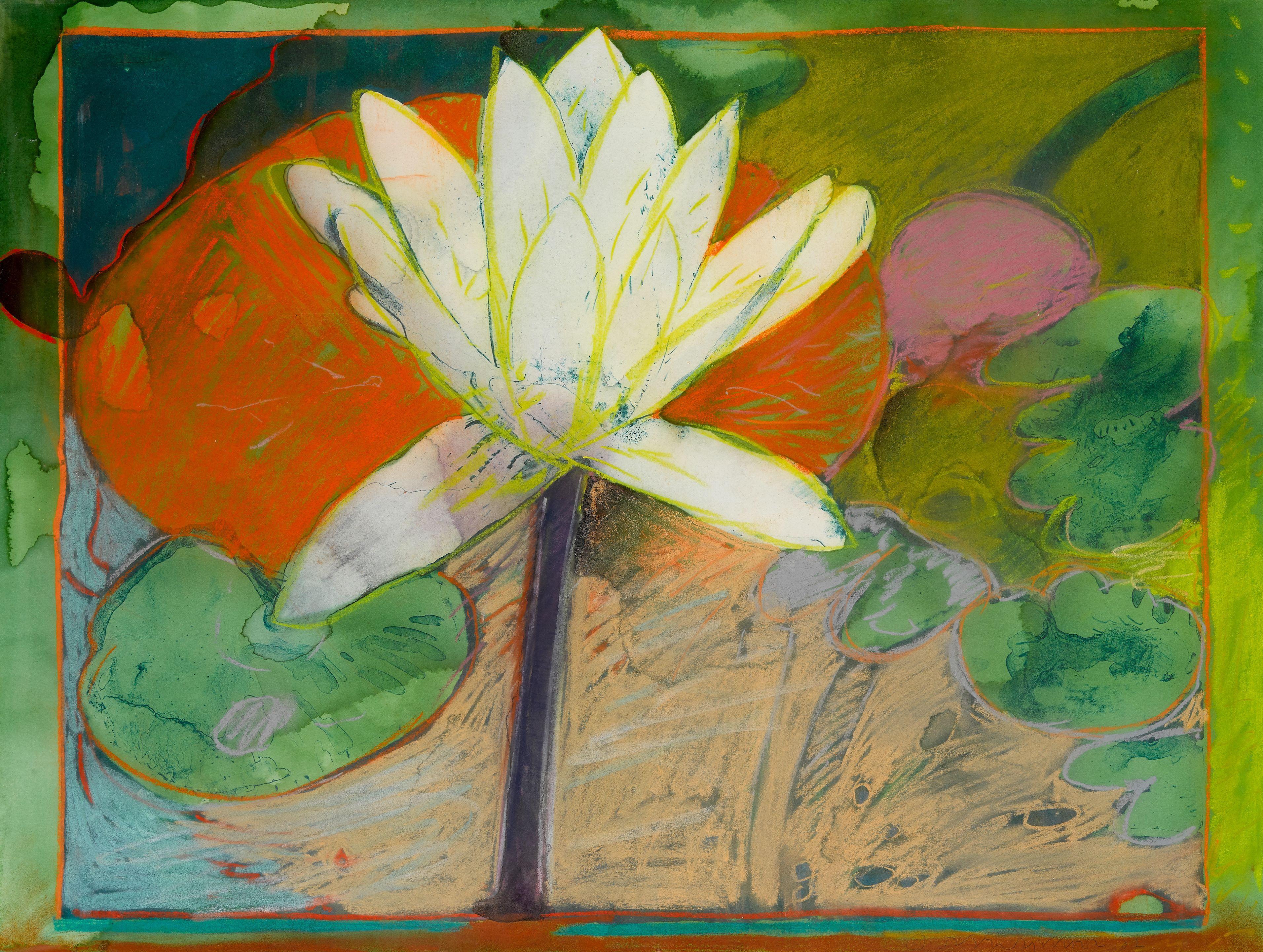 Joseph Raffael - Blue Lily