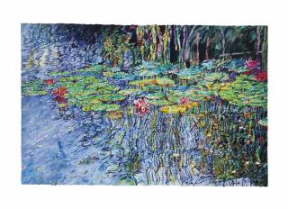 Joseph Raffael - Lily Shadow and Reflection