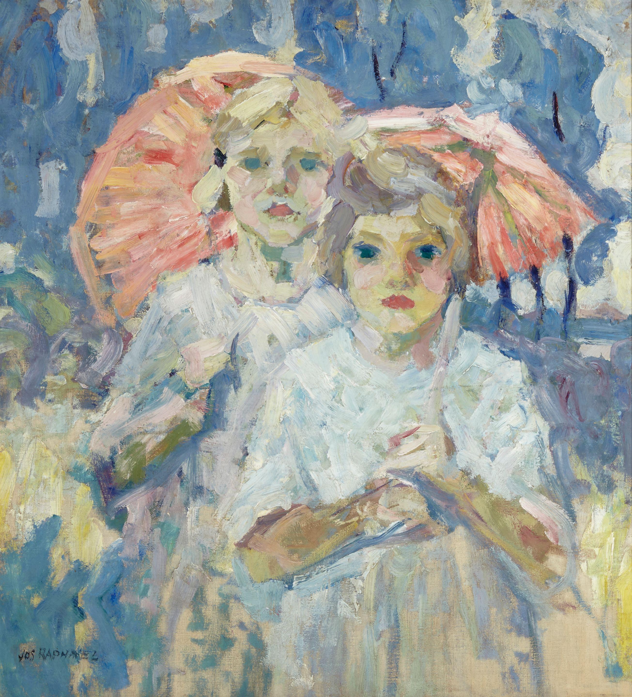 Joseph Raphael - The Paper Parasols 33 x 30in