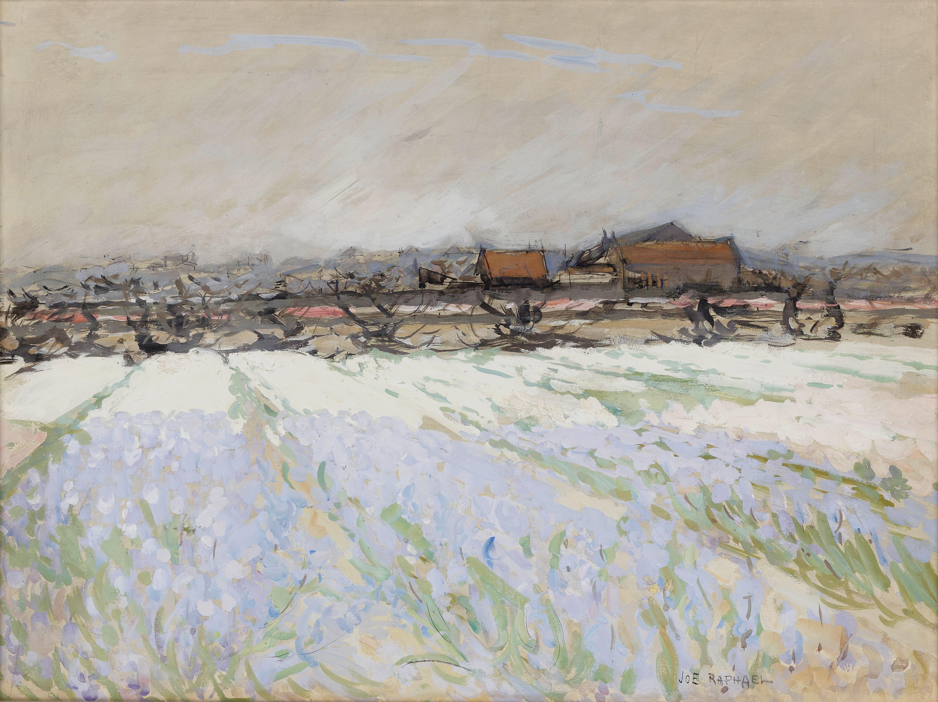 Joseph Raphael - White and Blue Hyacinths