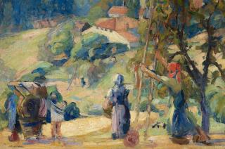 Joseph Raphael - Working in the Fields