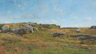 Joseph Rodefer Decamp - Moorland Path, Cape Ann, Massachusetts