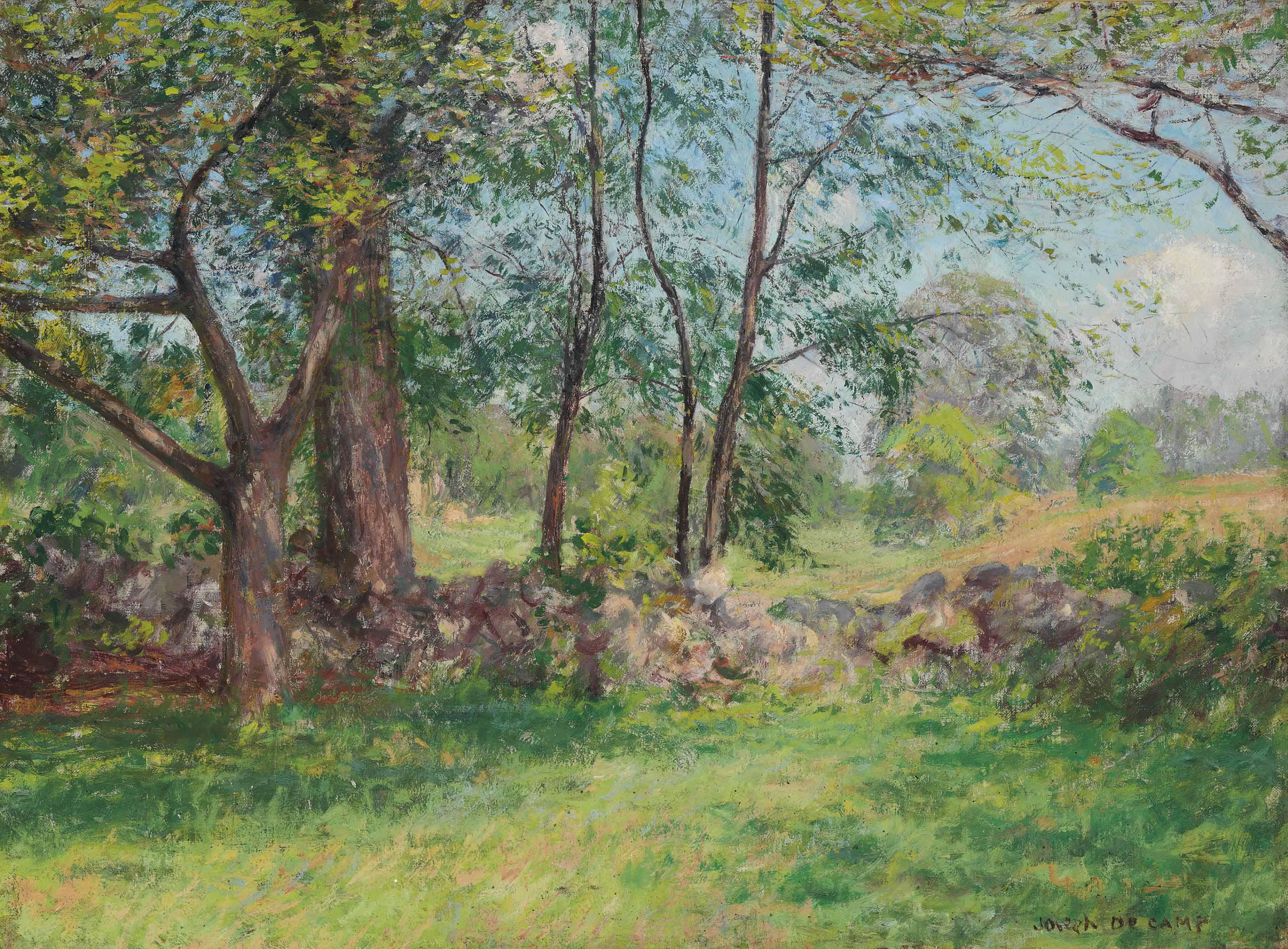 Joseph Rodefer Decamp - Summer Landscape