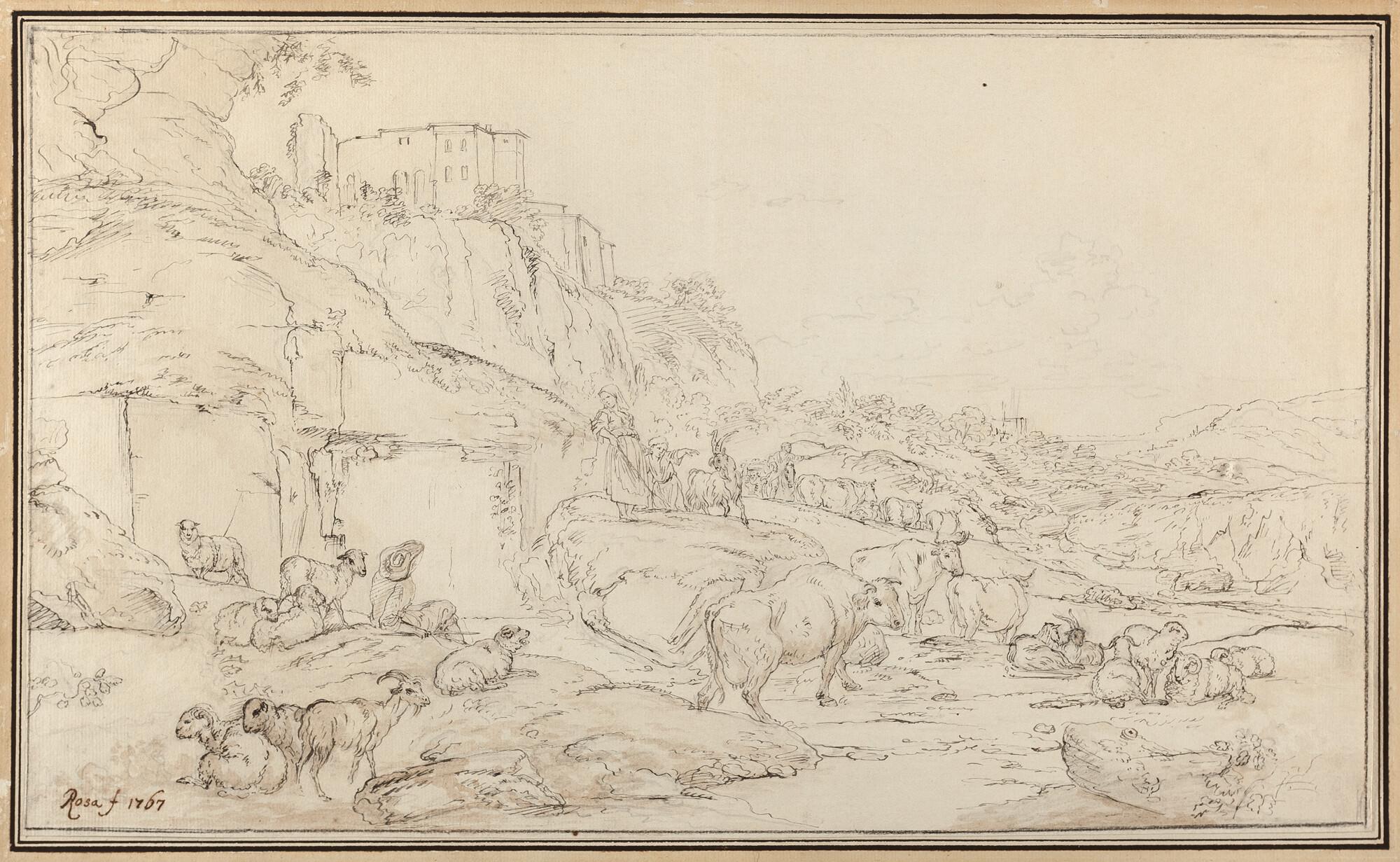 Joseph Roos - Pastorale Szene