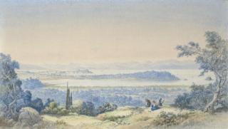 Joseph Schranz - View Of Corfu From The South