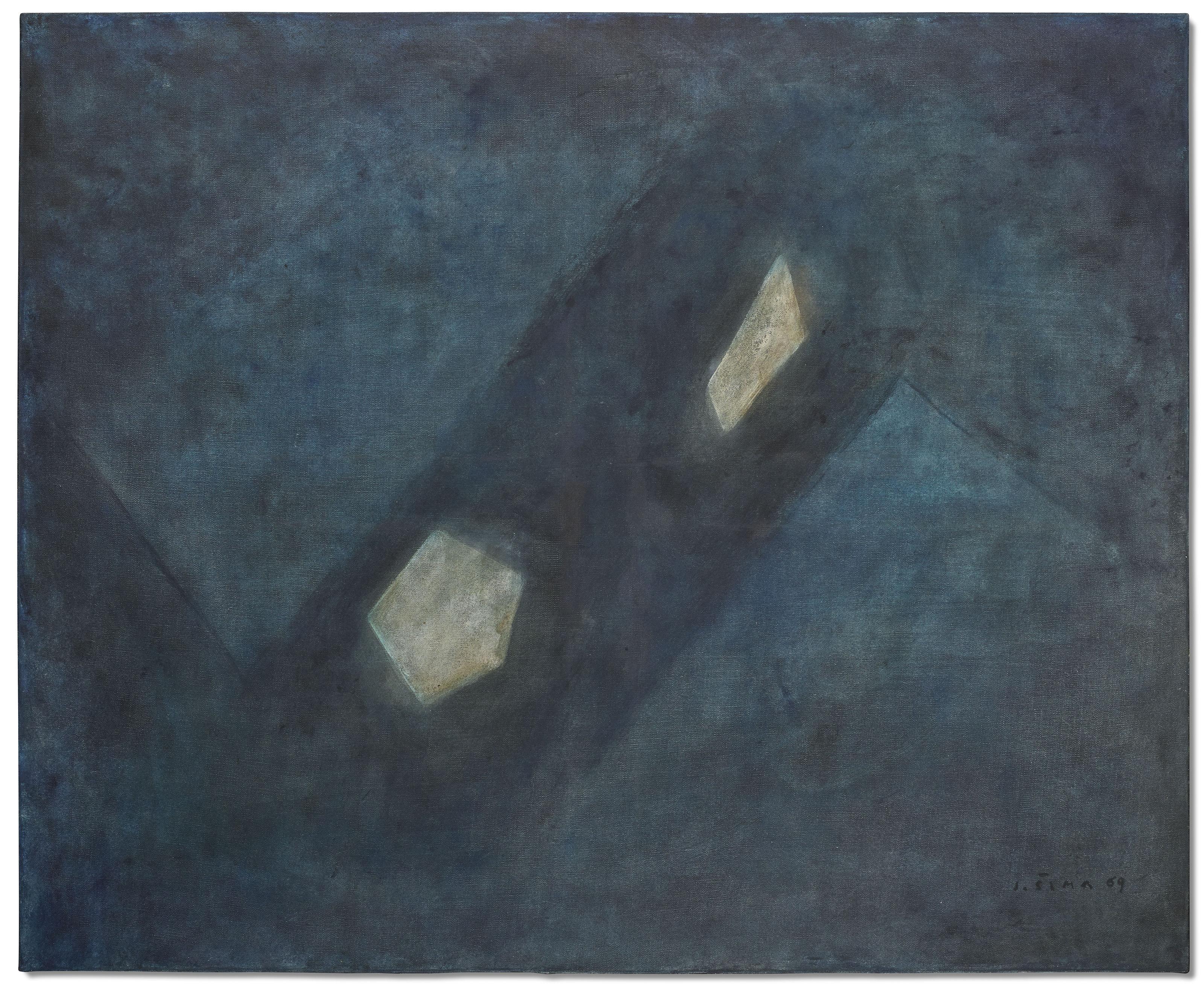 Joseph Sima - Espace bleu II