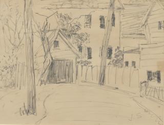 Joseph Solman - Garage in Provincetown