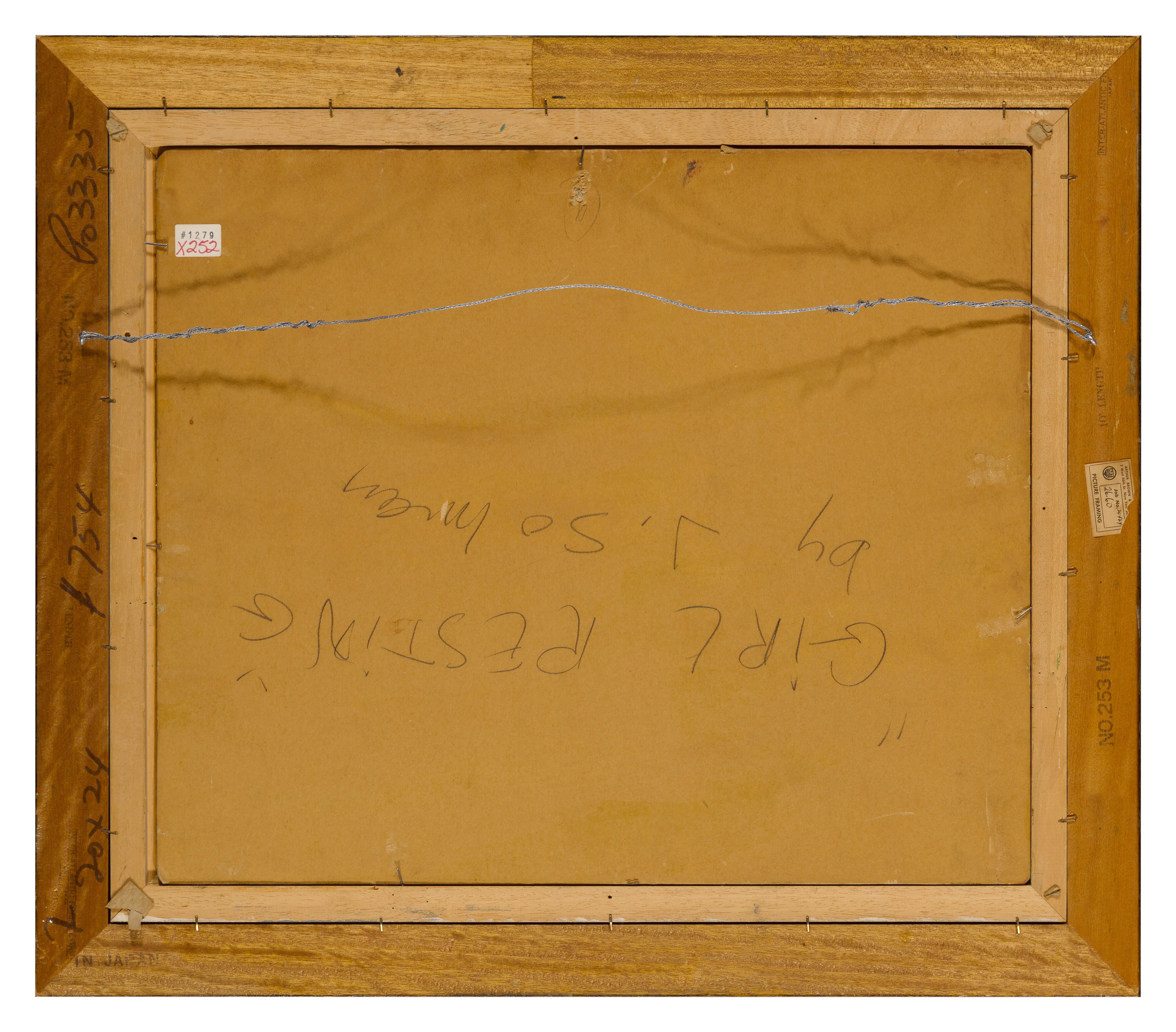 Joseph Solman - Girl Resting